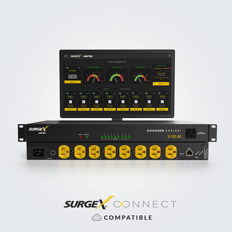 Defender Series+ 120-208V Surge Suppression